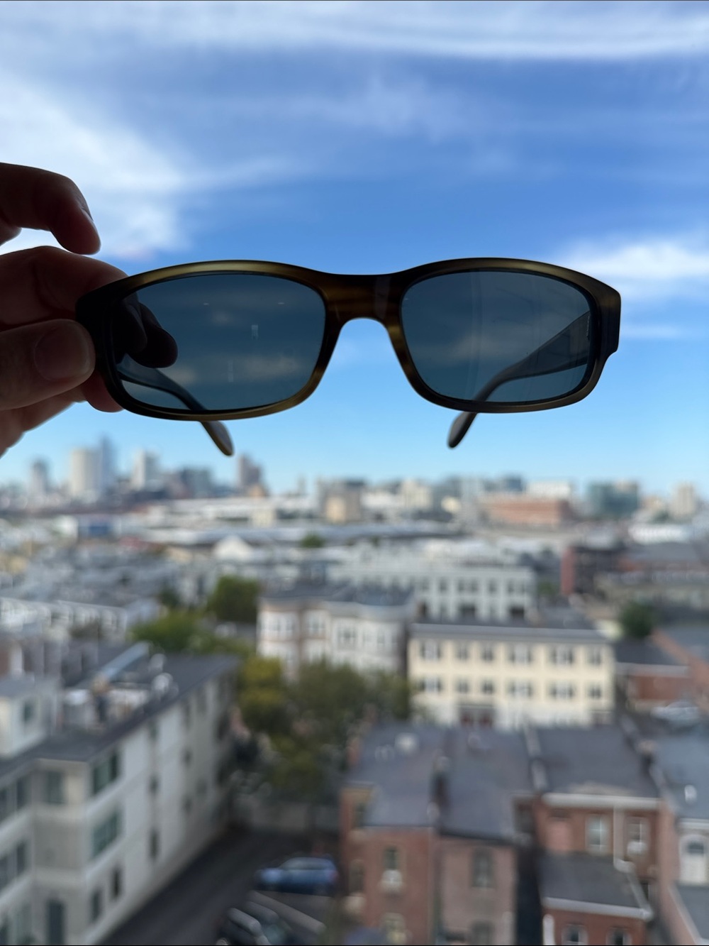 😎 Oliver Peoples green frame polarized sunglasses